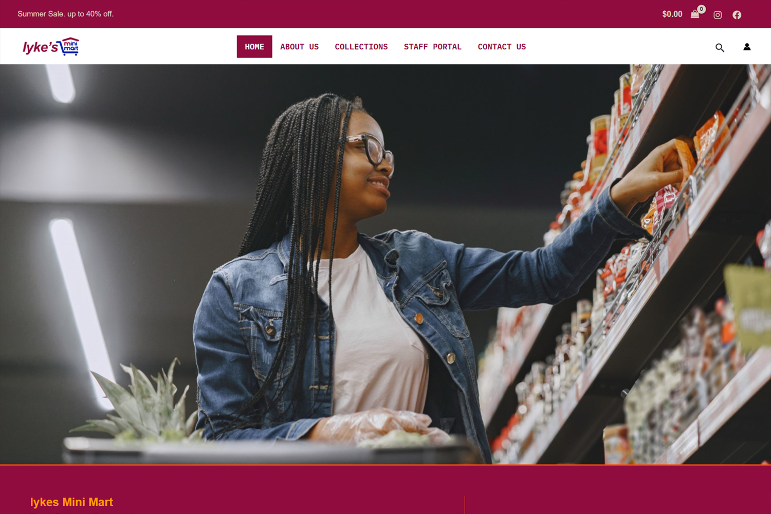Iyke's Mini Mart website