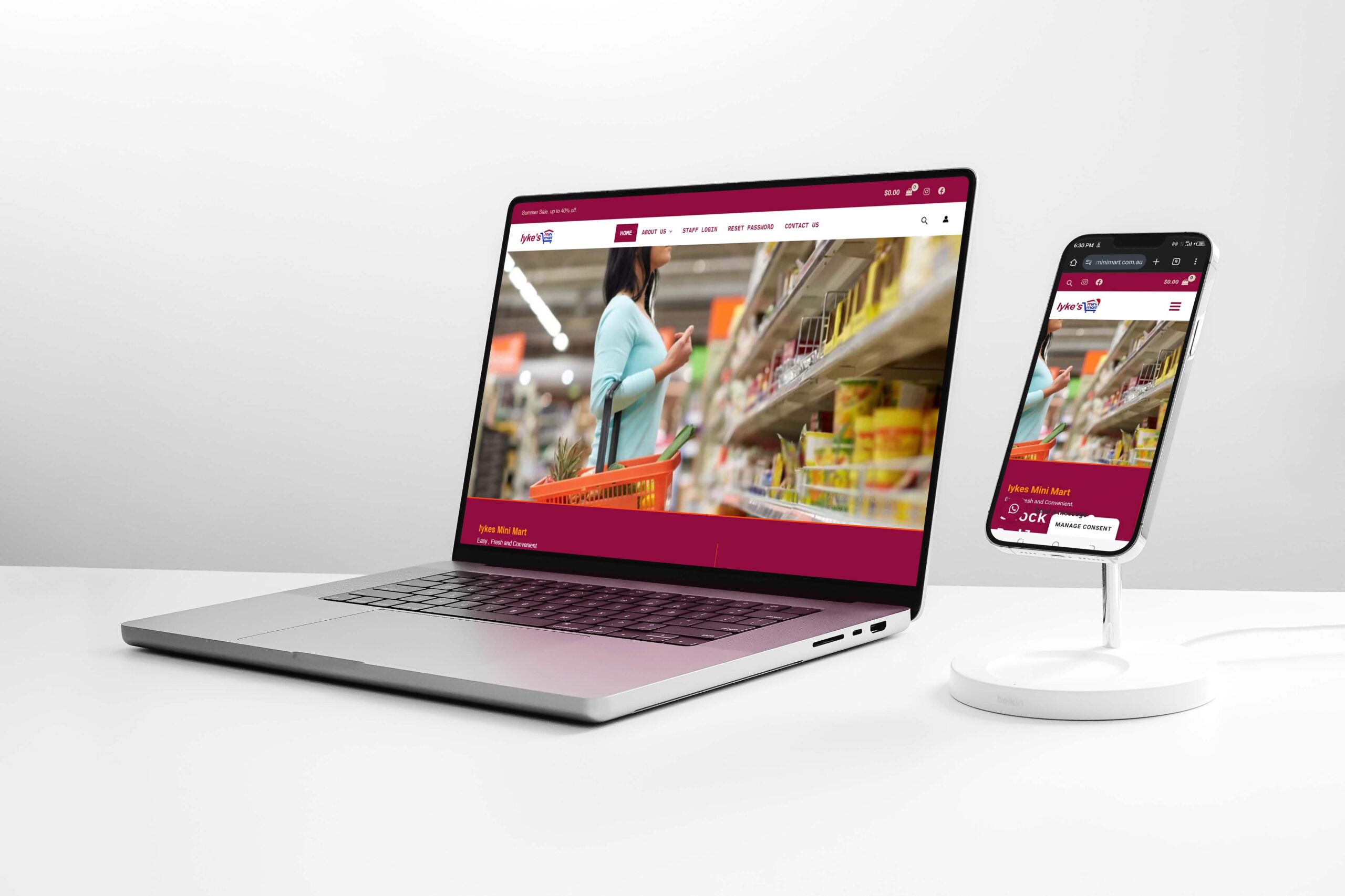 Cake and confectionery website