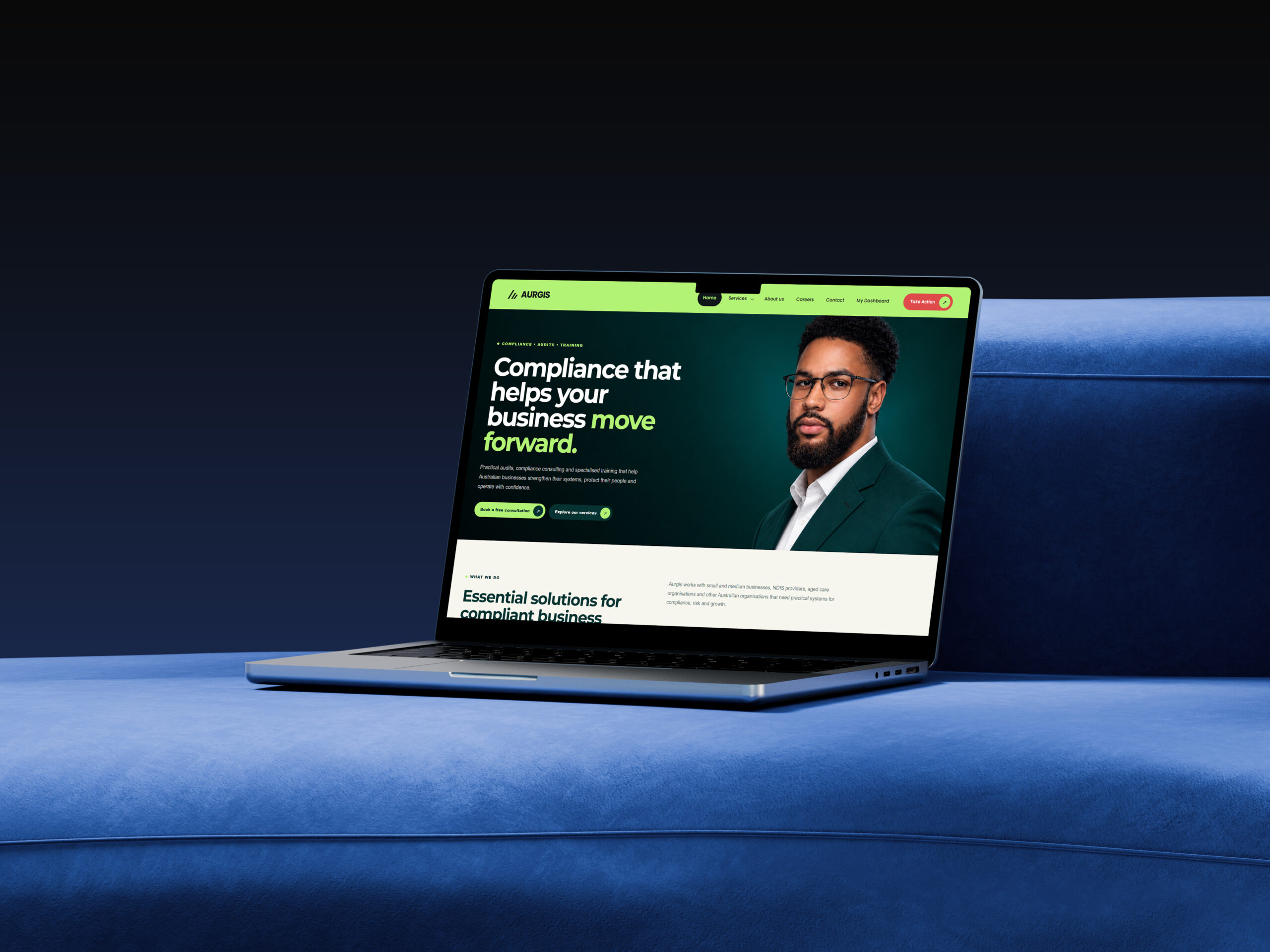 Professional services website
